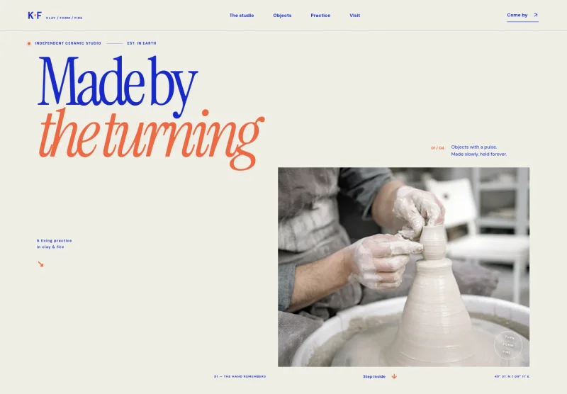 Ceramic Artist Website Template
