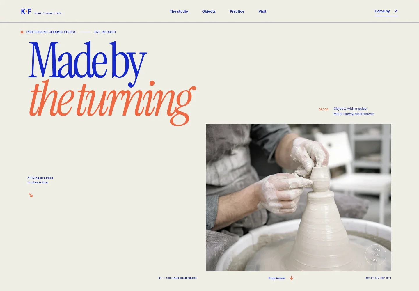Ceramic Artist Website Template