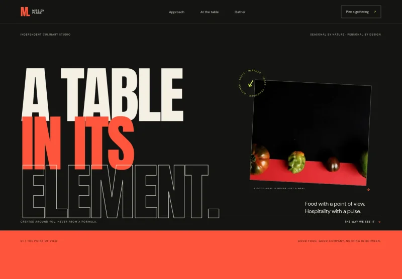 Chef Website Template