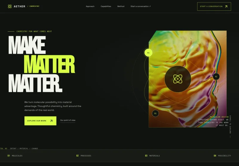 Chemical Website Template