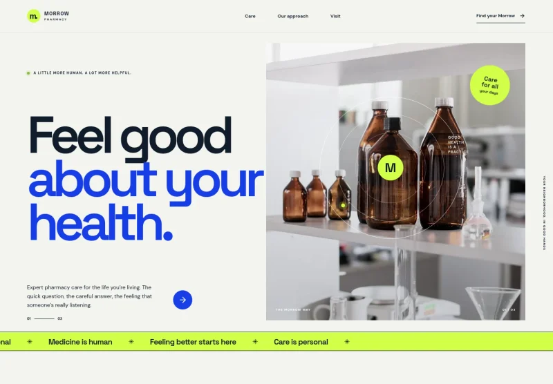 Chemist Website Template