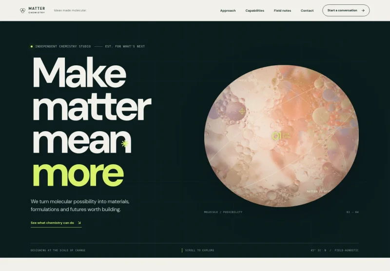 Chemistry Website Template