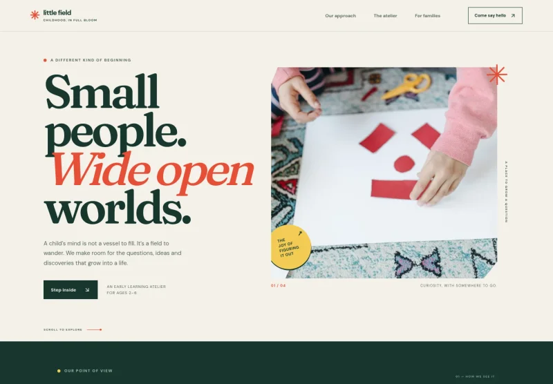 Child Education Website Template