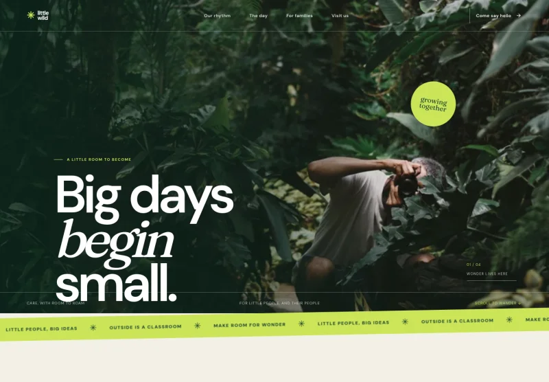 Childcare Website Template