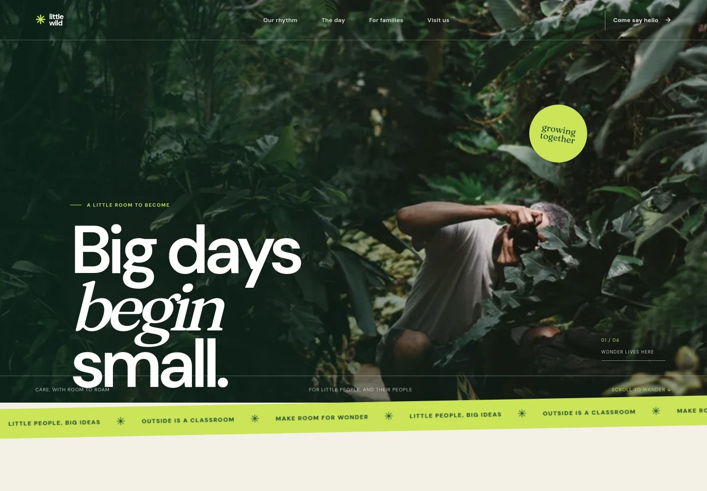 Childcare Website Template