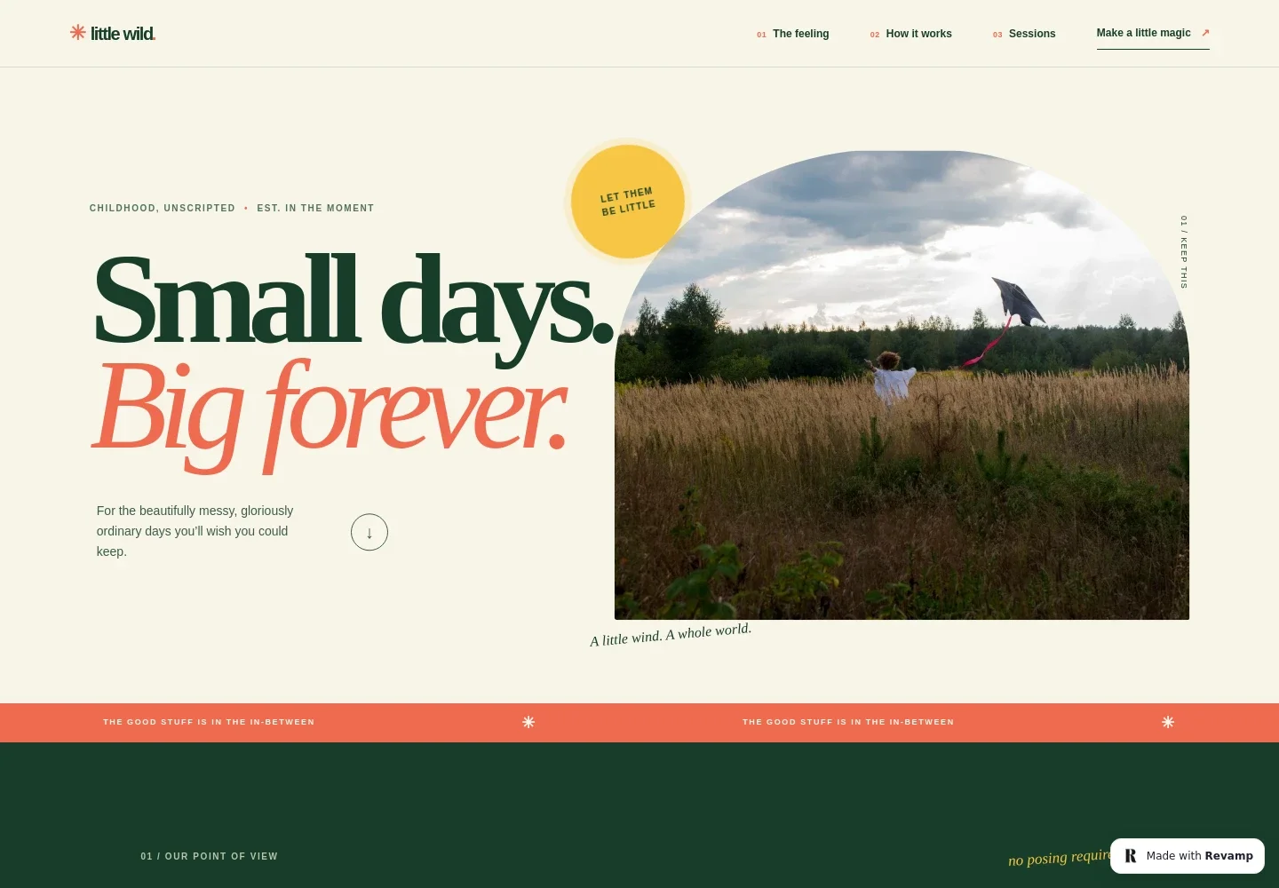 Children Photography Website Template
