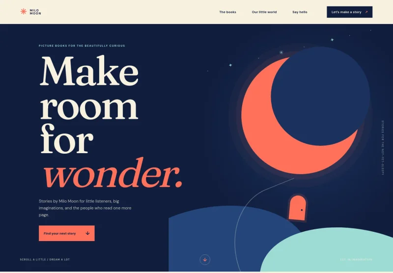 Children's Book Author Website Template