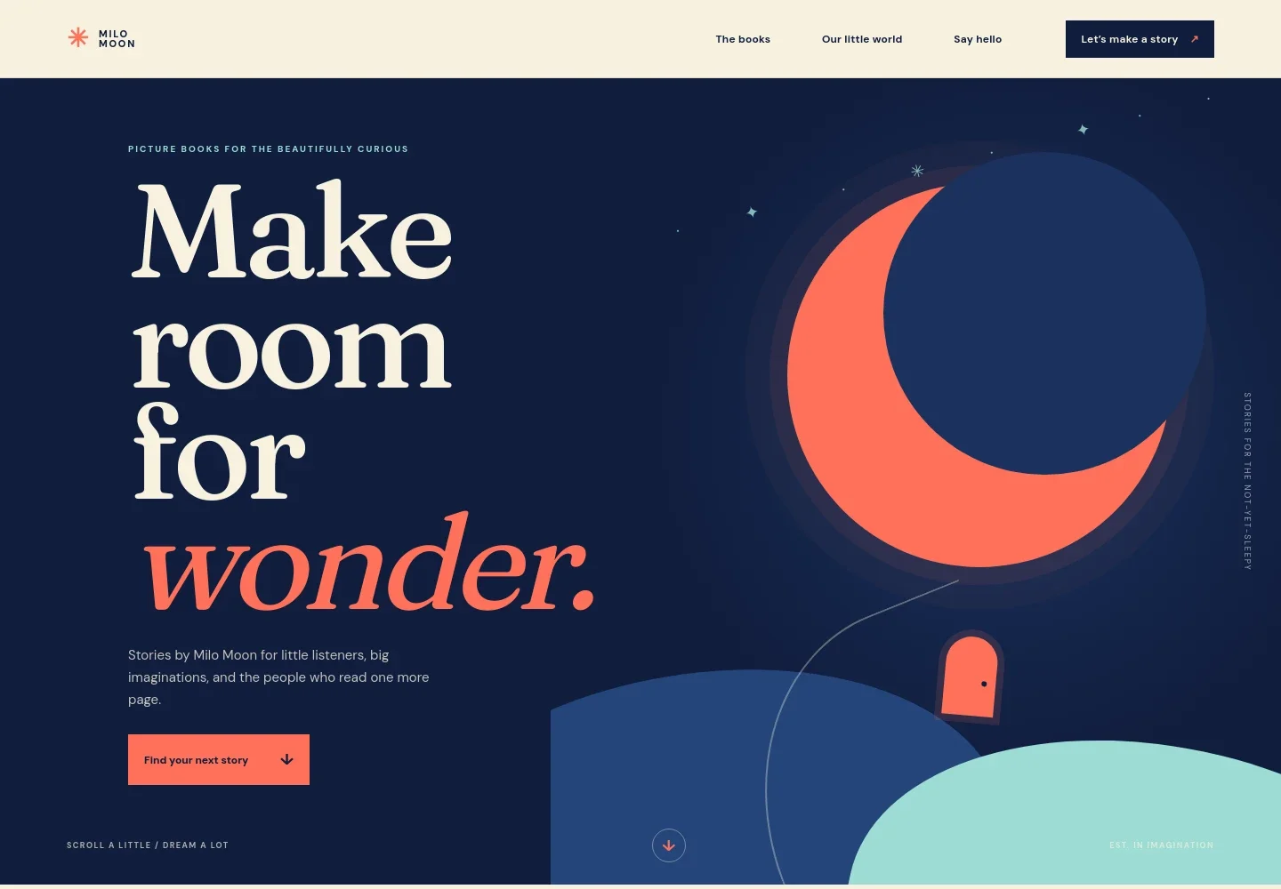 Children's Book Author Website Template