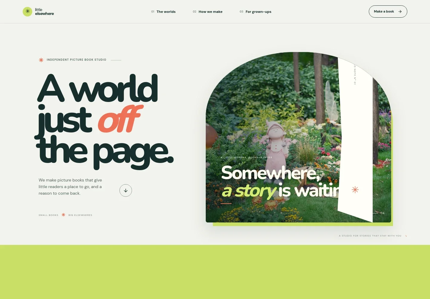 Children's Book Website Template