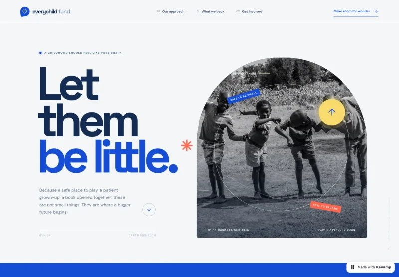 Children's Charity Website Template