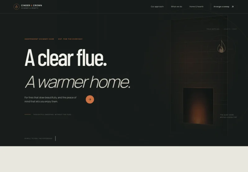 Chimney Sweep Website Template