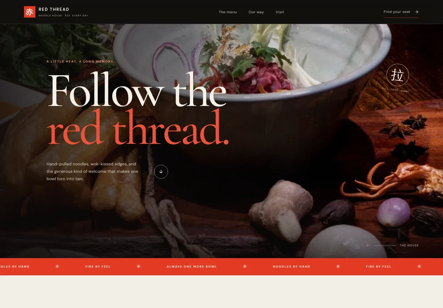 Chinese Restaurant Website Template