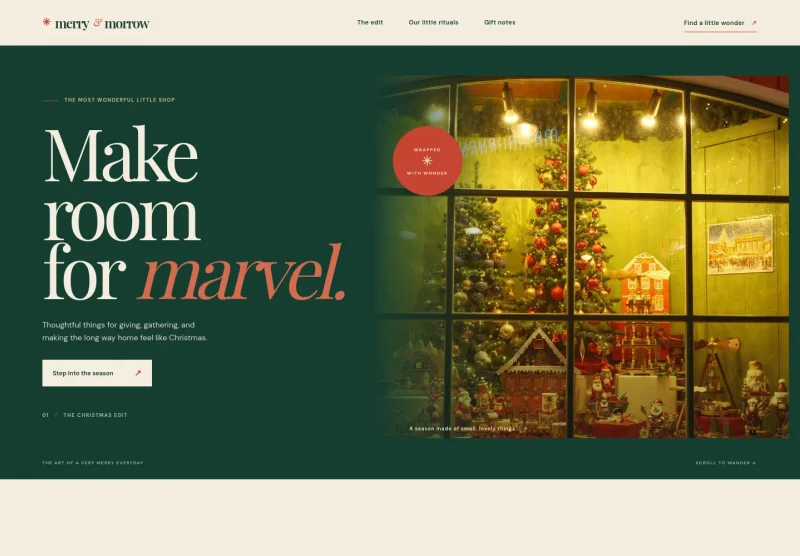 Christmas Ecommerce Website Template