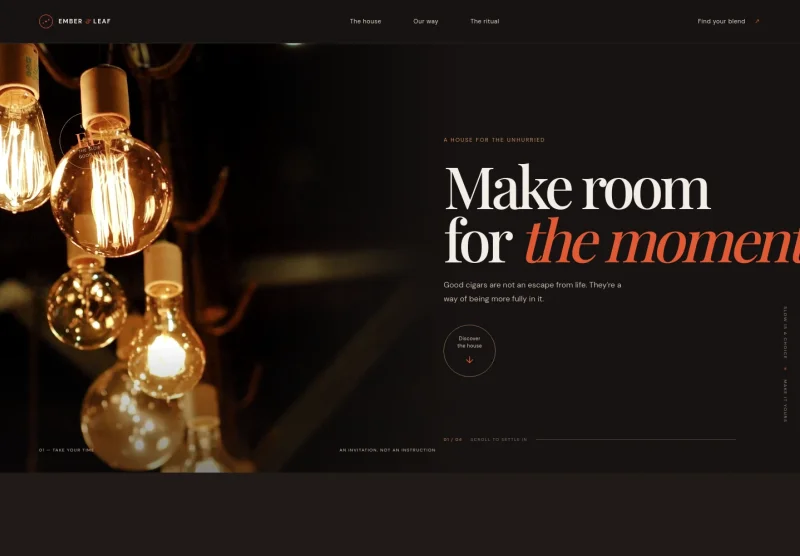 Cigars Website Template