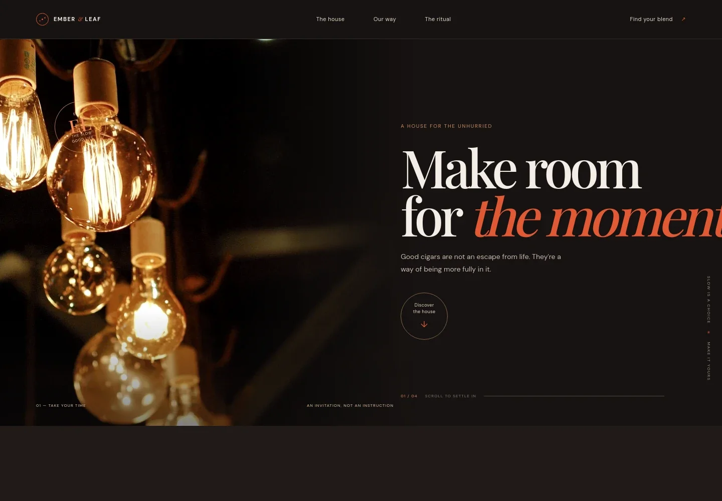 Cigars Website Template