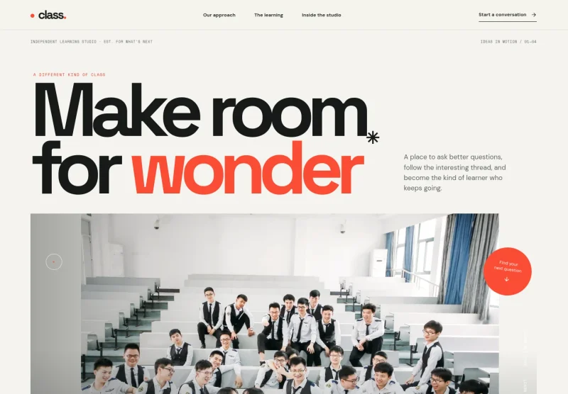 Class Website Template