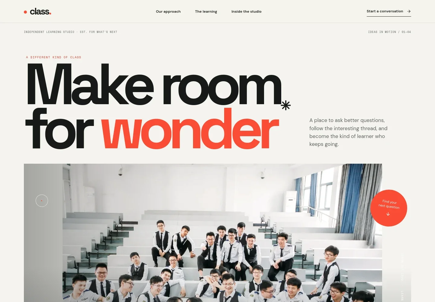 Class Website Template