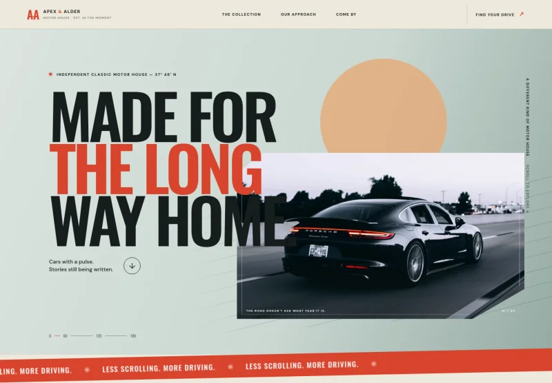 Classic Car Dealer Website Template