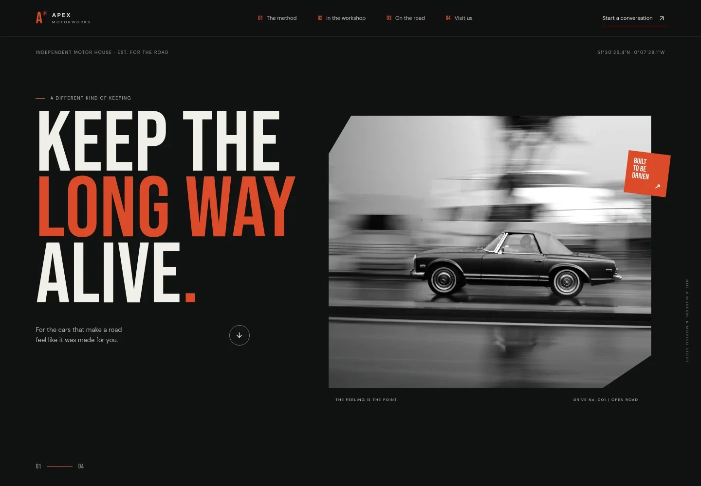 Classic Car Website Template