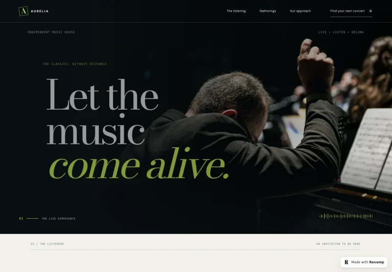 Classical Music Website Template