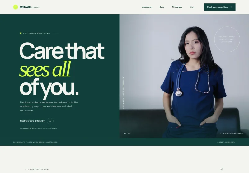 Clinic Website Template