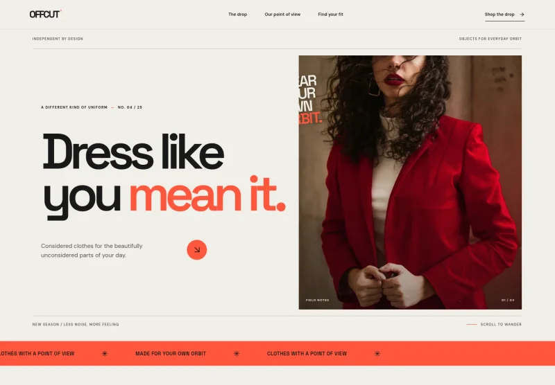 Clothes Shop Website Template