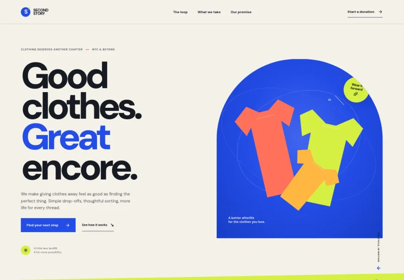 Clothing Donation Website Template