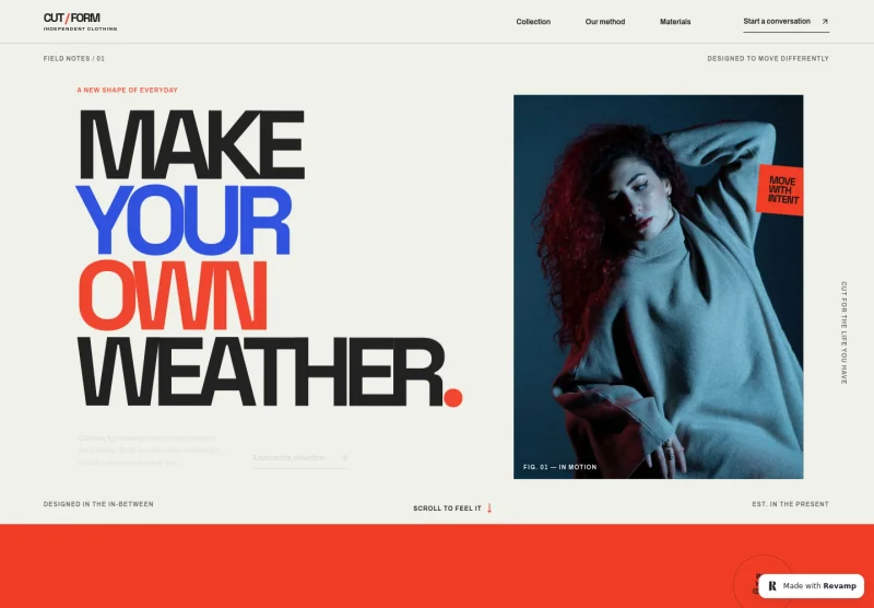 Clothing Line Website Template