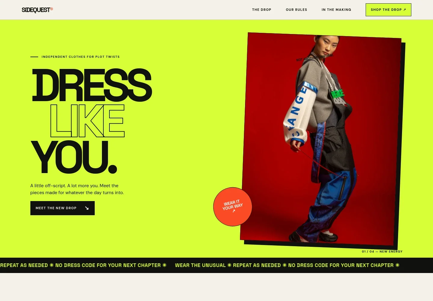 Clothing Store Website Template