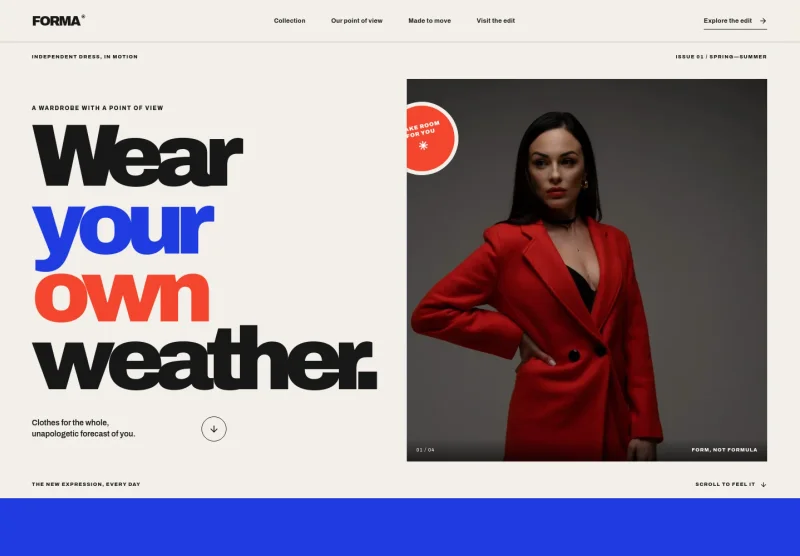 Clothing Website Template