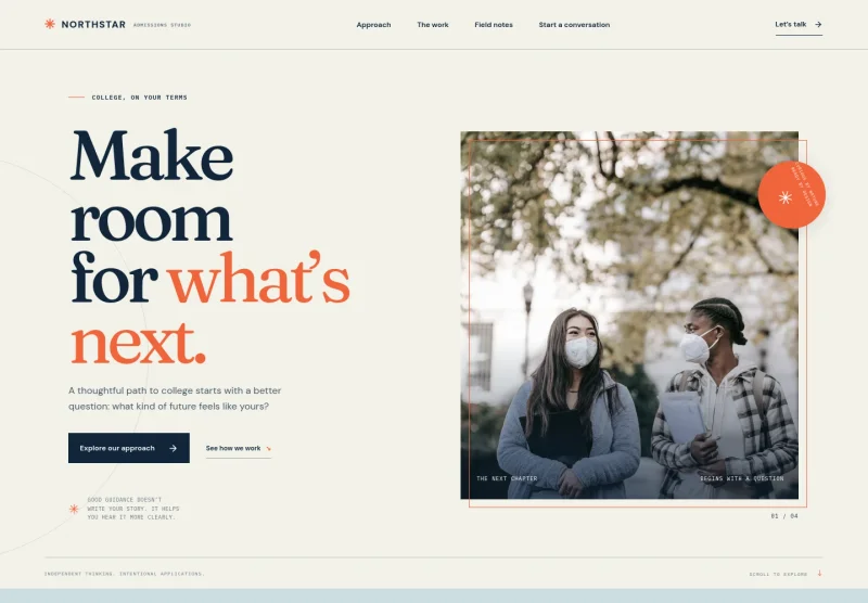 College Admission Website Template