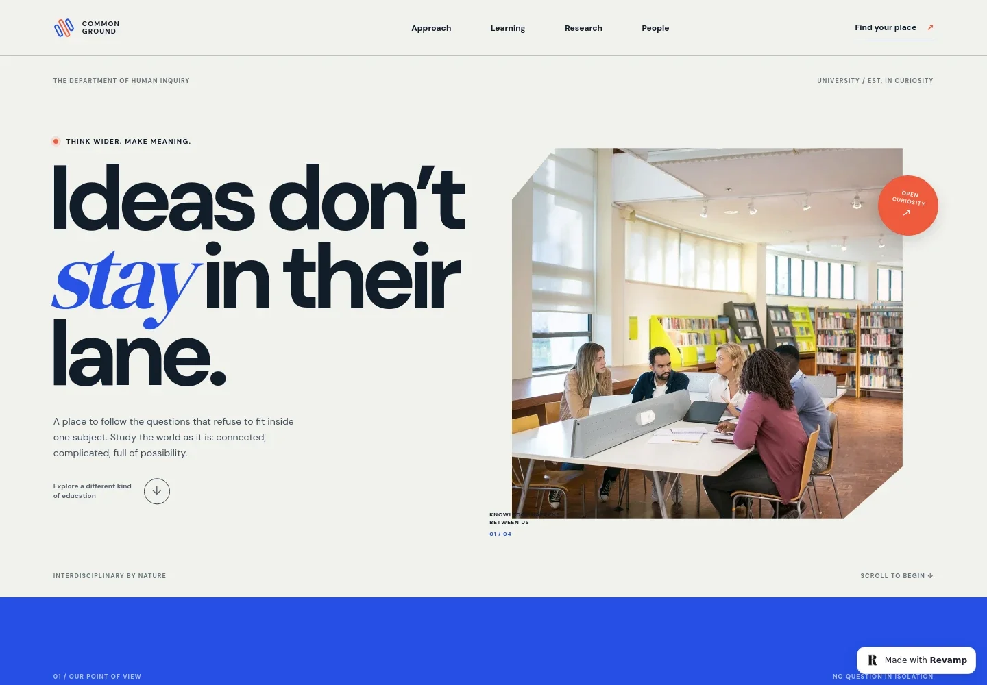 College Department Website Template