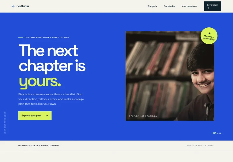 College Prep Website Template