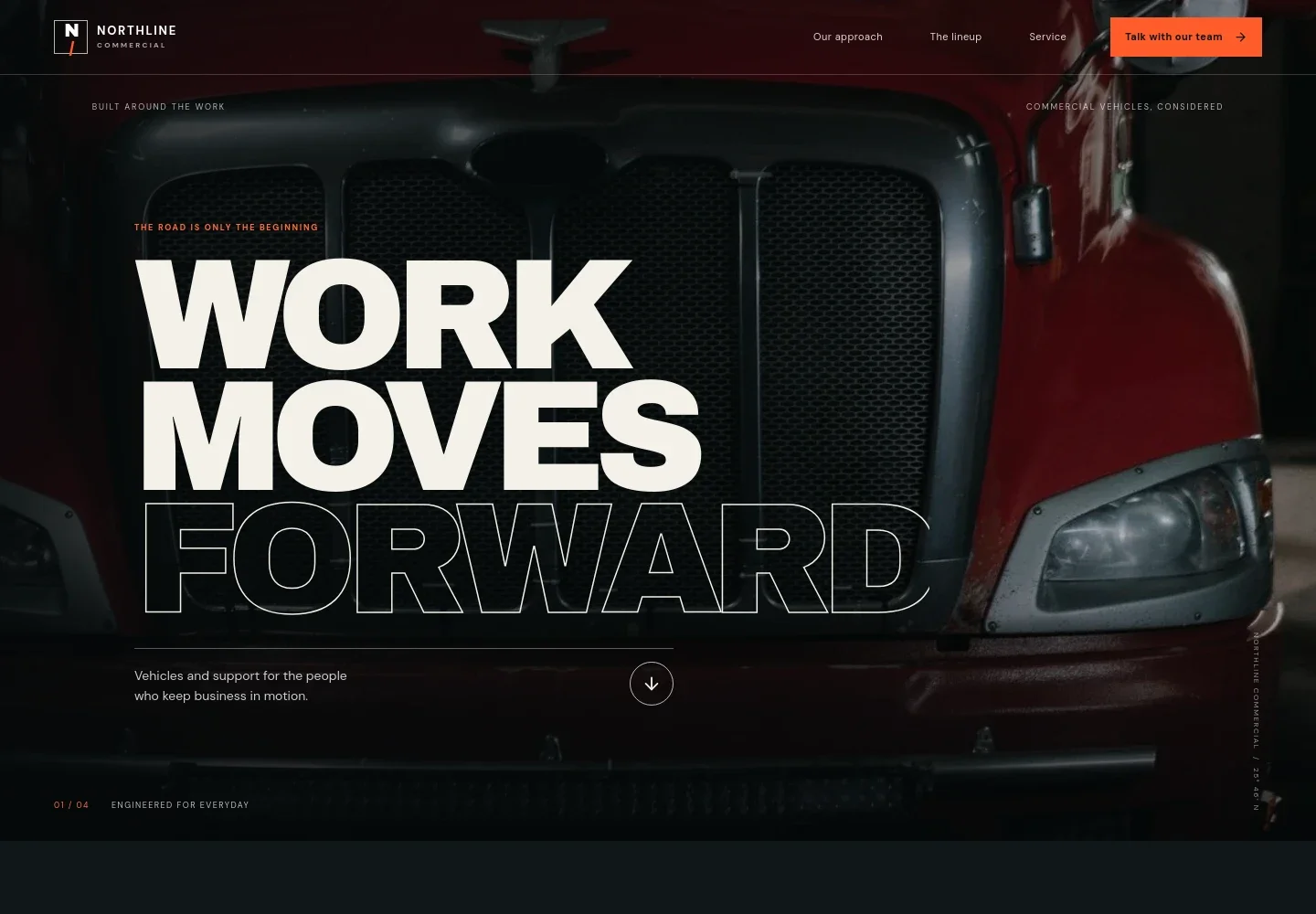 Commercial Dealership Website Template