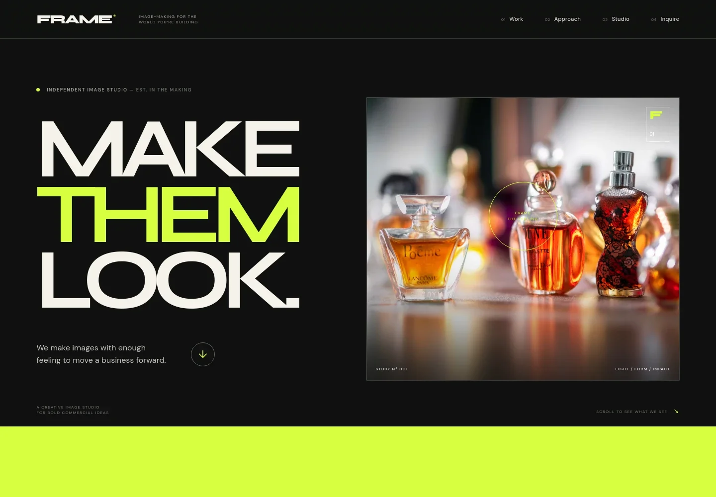 Commercial Photography Website Template