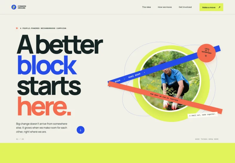 Community Campaign Website Template