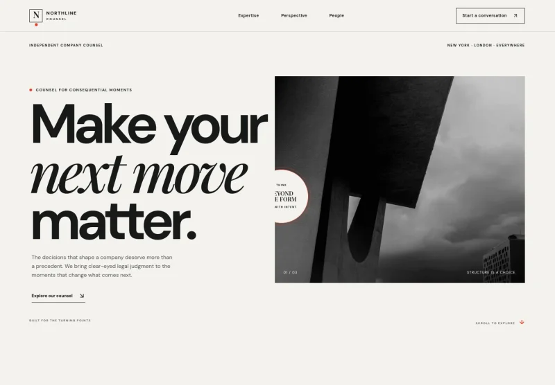 Company Law Website Template