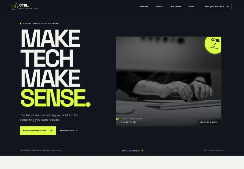 Computer Training Website Template