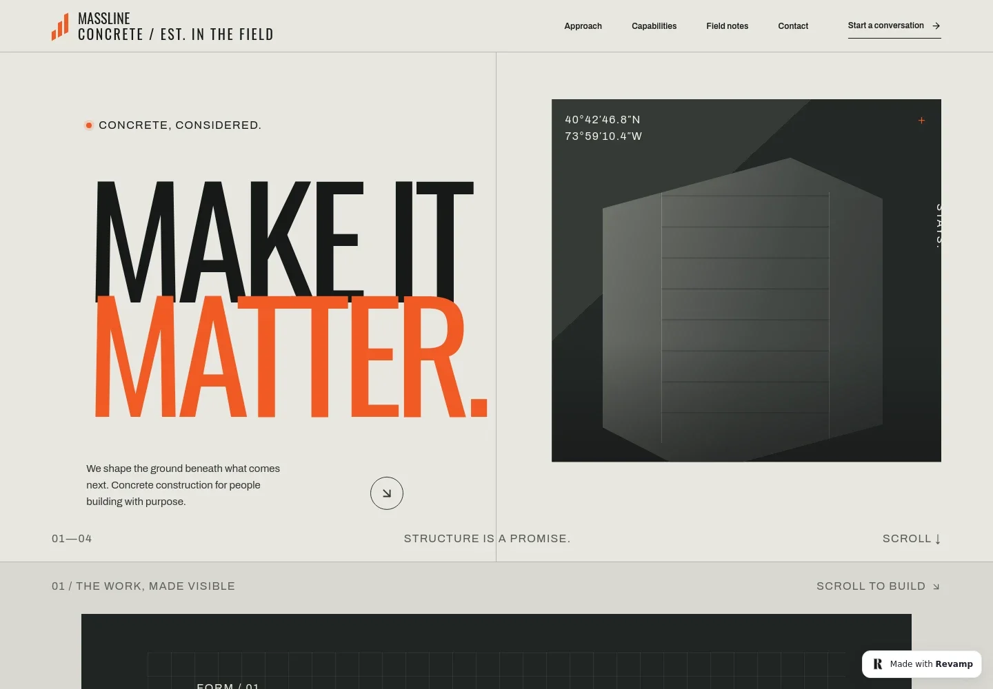 Concrete Construction Website Template