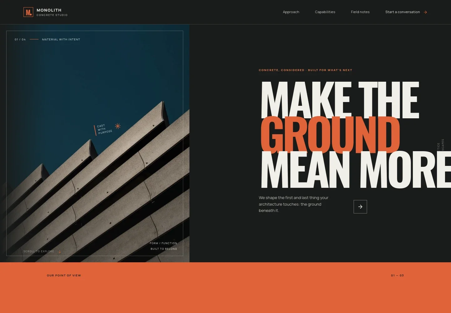 Concrete Contractor Website Template