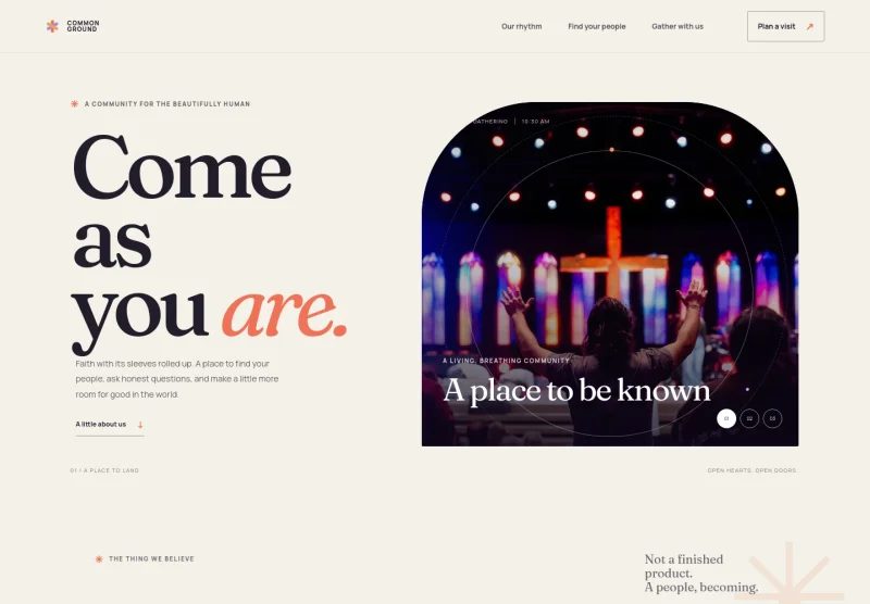 Congregation Website Template