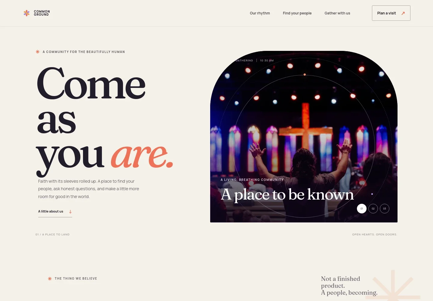Congregation Website Template