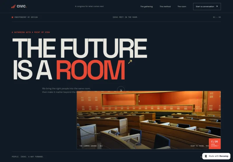 Congress Website Template
