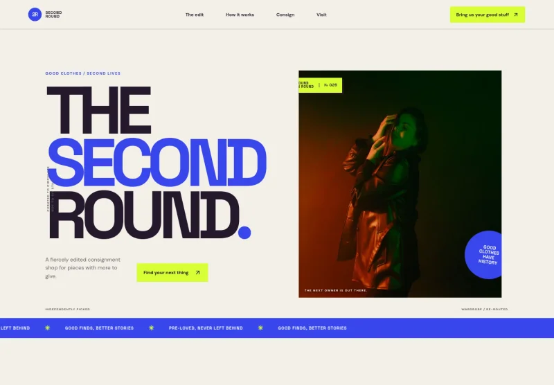 Consignment Shop Website Template