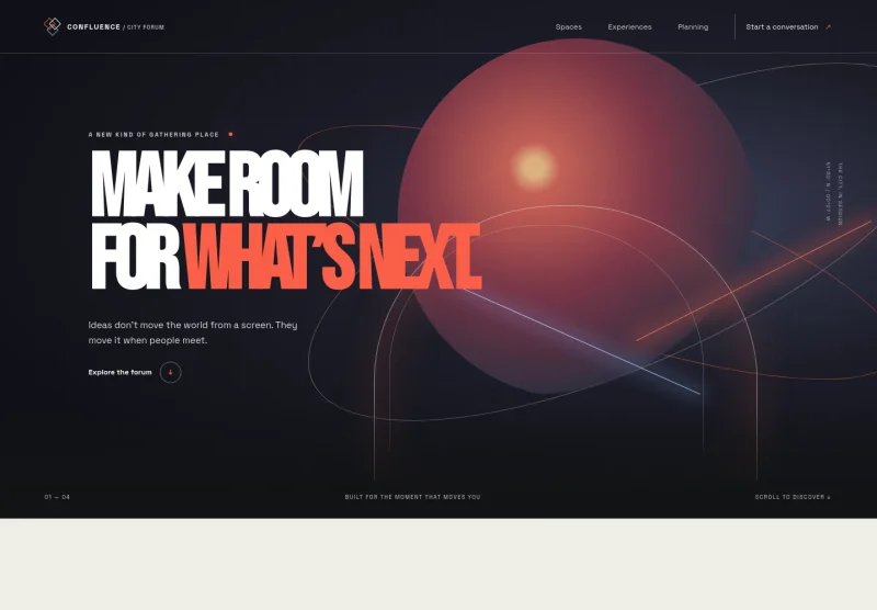 Convention Center Website Template