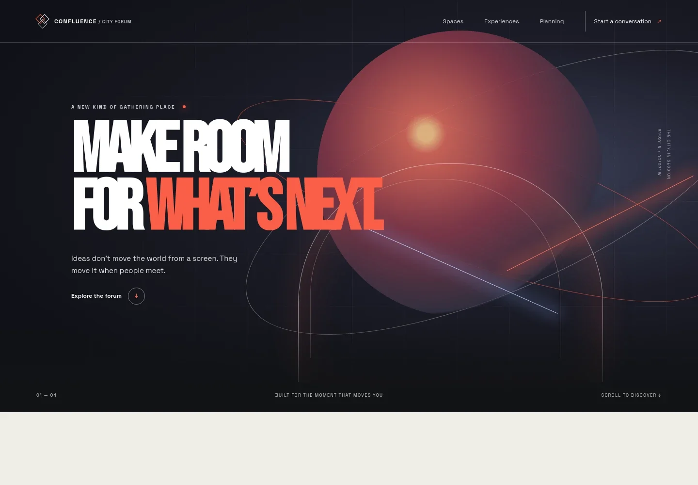 Convention Center Website Template