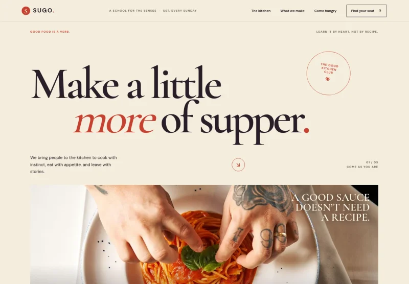 Cookery Website Template