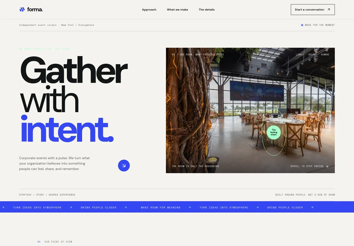 Corporate Event Management Website Template
