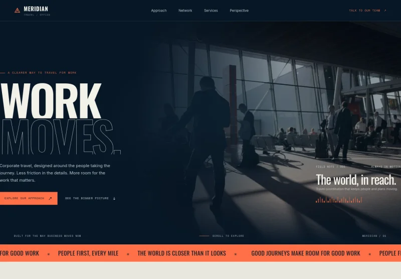 Corporate Travel Website Template