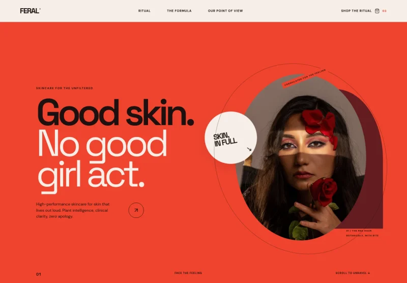 Cosmetic Ecommerce Website Template